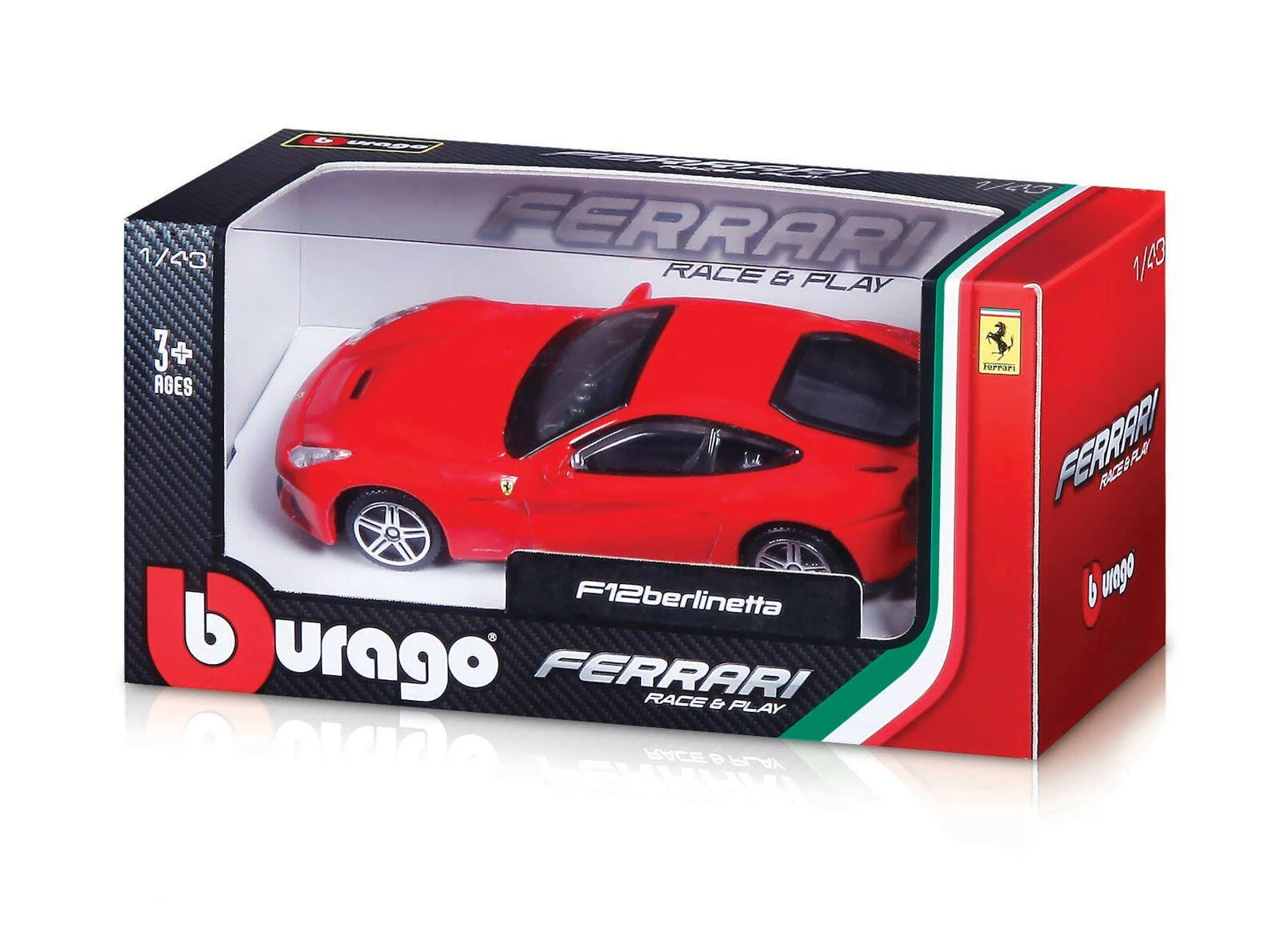 Bburago 1:43 Automobilis Ferrari, asorti.