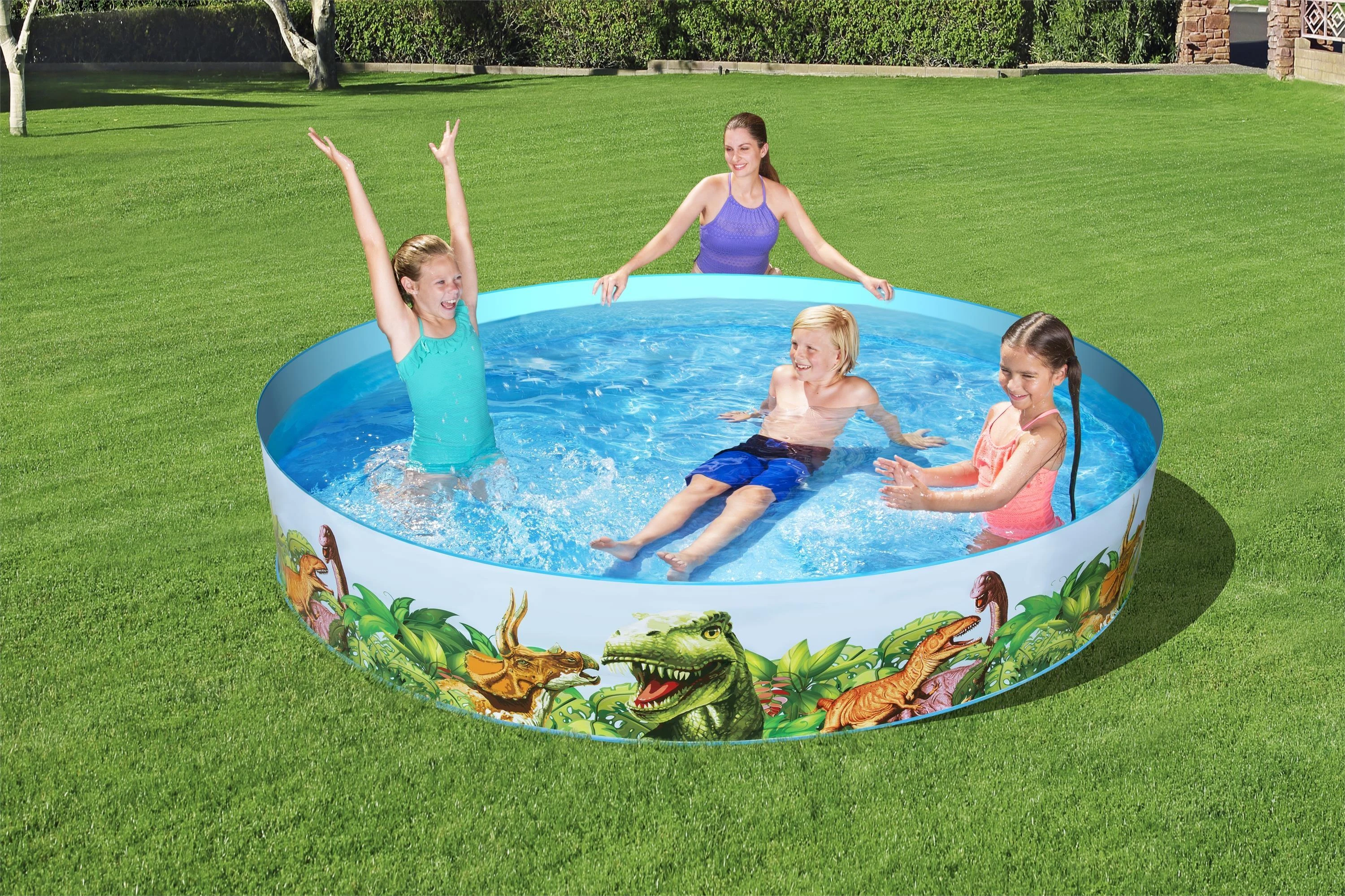 BESTWAY baseinas Dinosaur Fill'N Fun 2,44mx A46cm, 55001