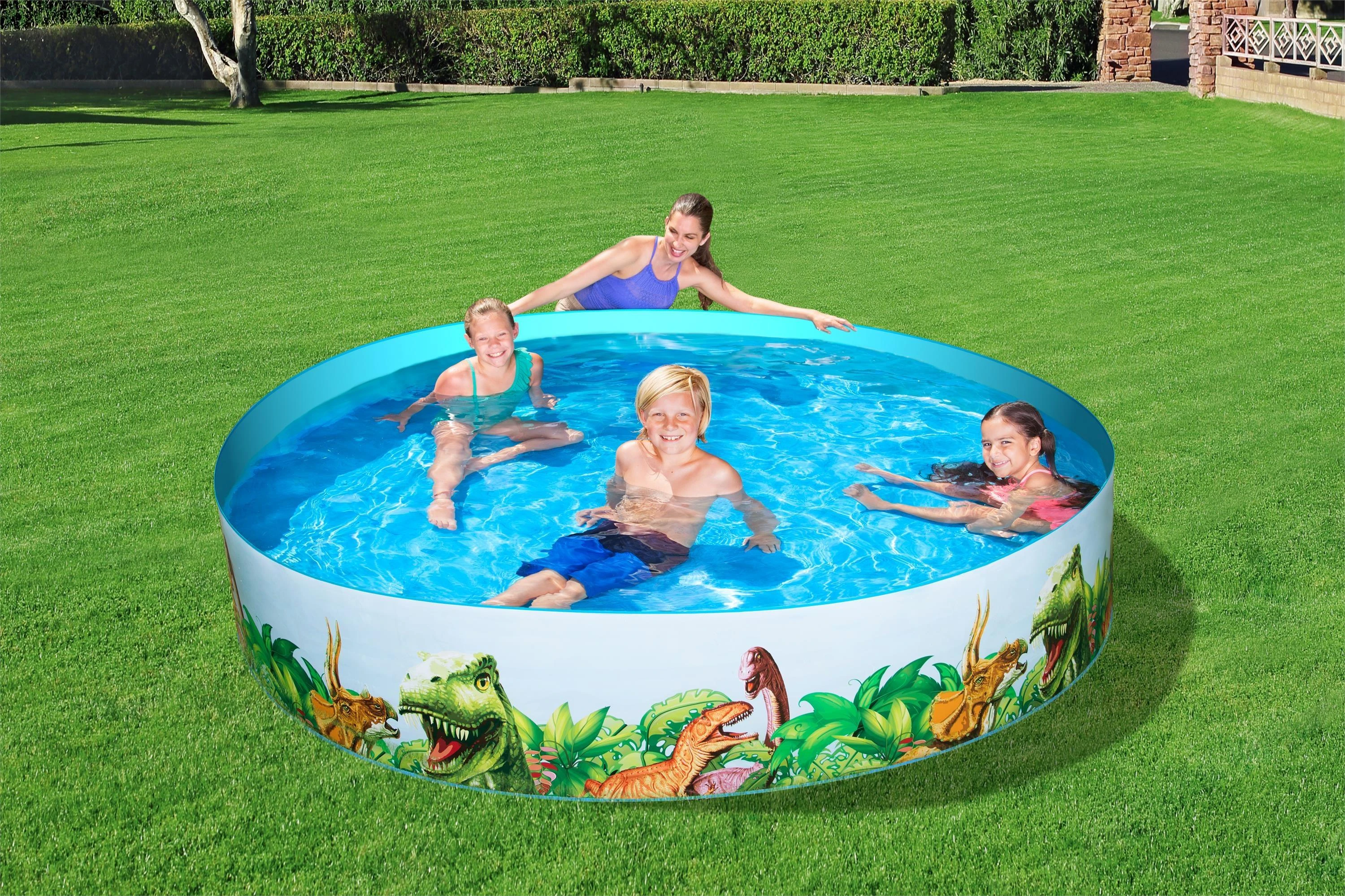 BESTWAY baseinas Dinosaur Fill'N Fun 2,44mx A46cm, 55001