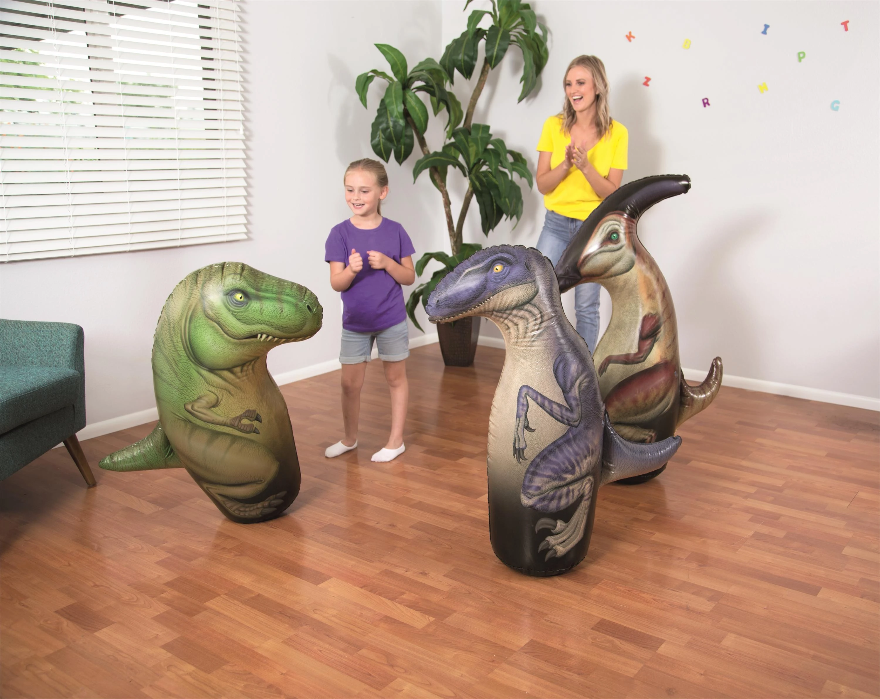 BESTWAY linguokliai Dinosaur, assort., 52287