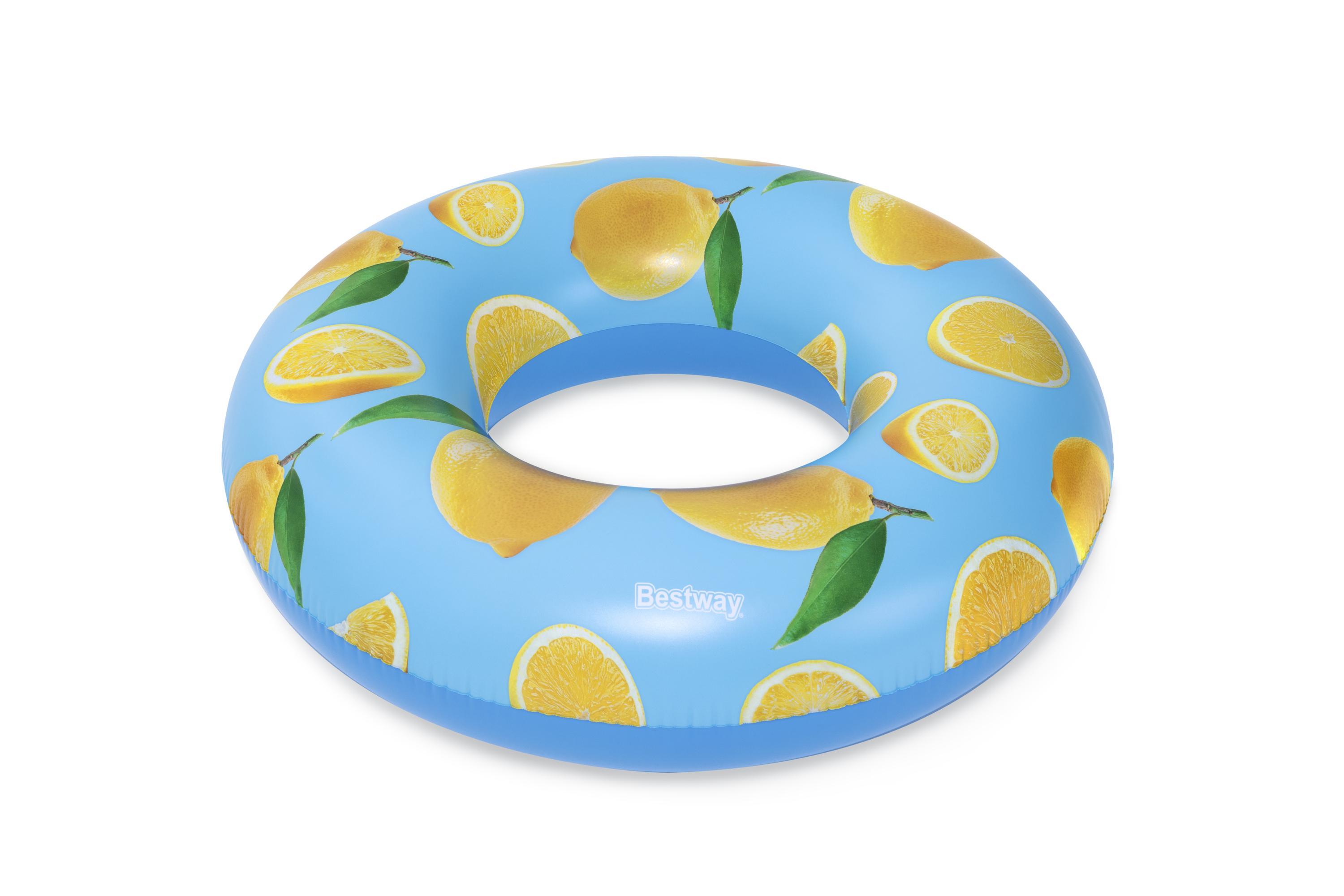 BESTWAY plaukimo ratas Scentsational Lemon, diametras 1.19m, 36229