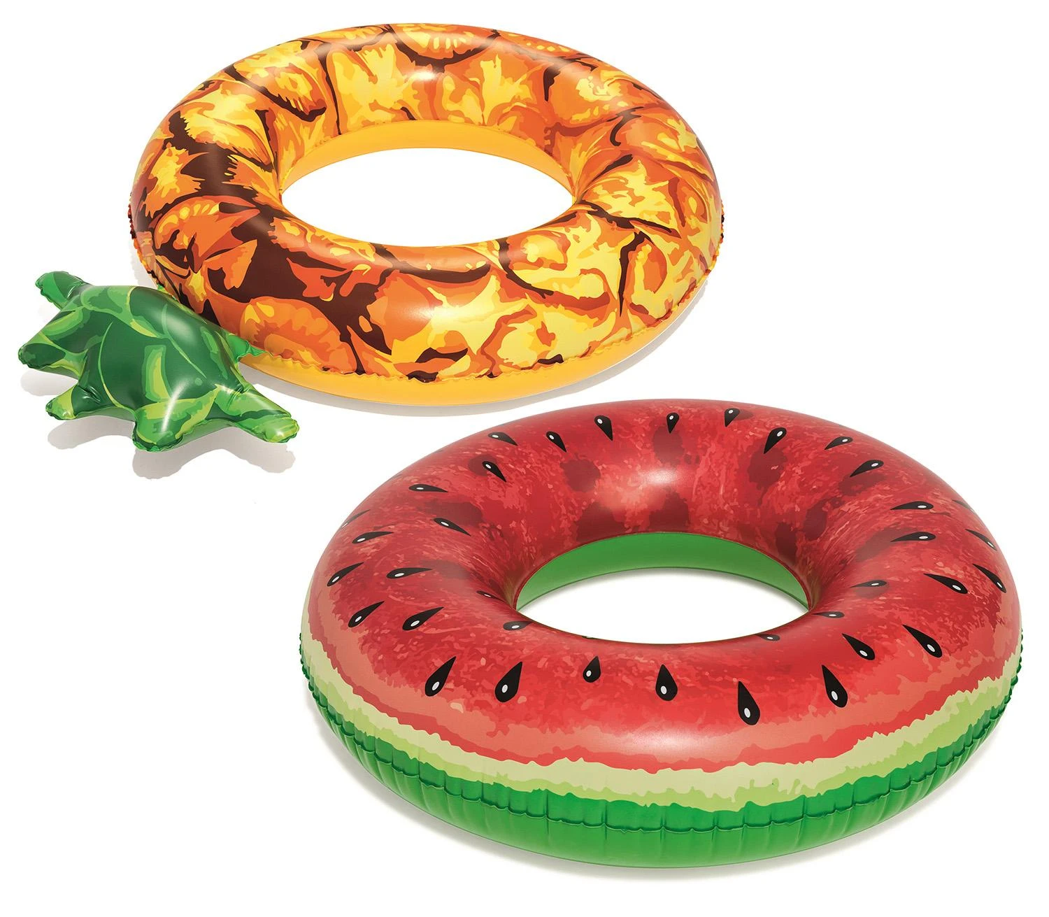 BESTWAY plaukimo ratas Vasaros vaisiai, skersmuo 1,16-1,19m., assort., 36121