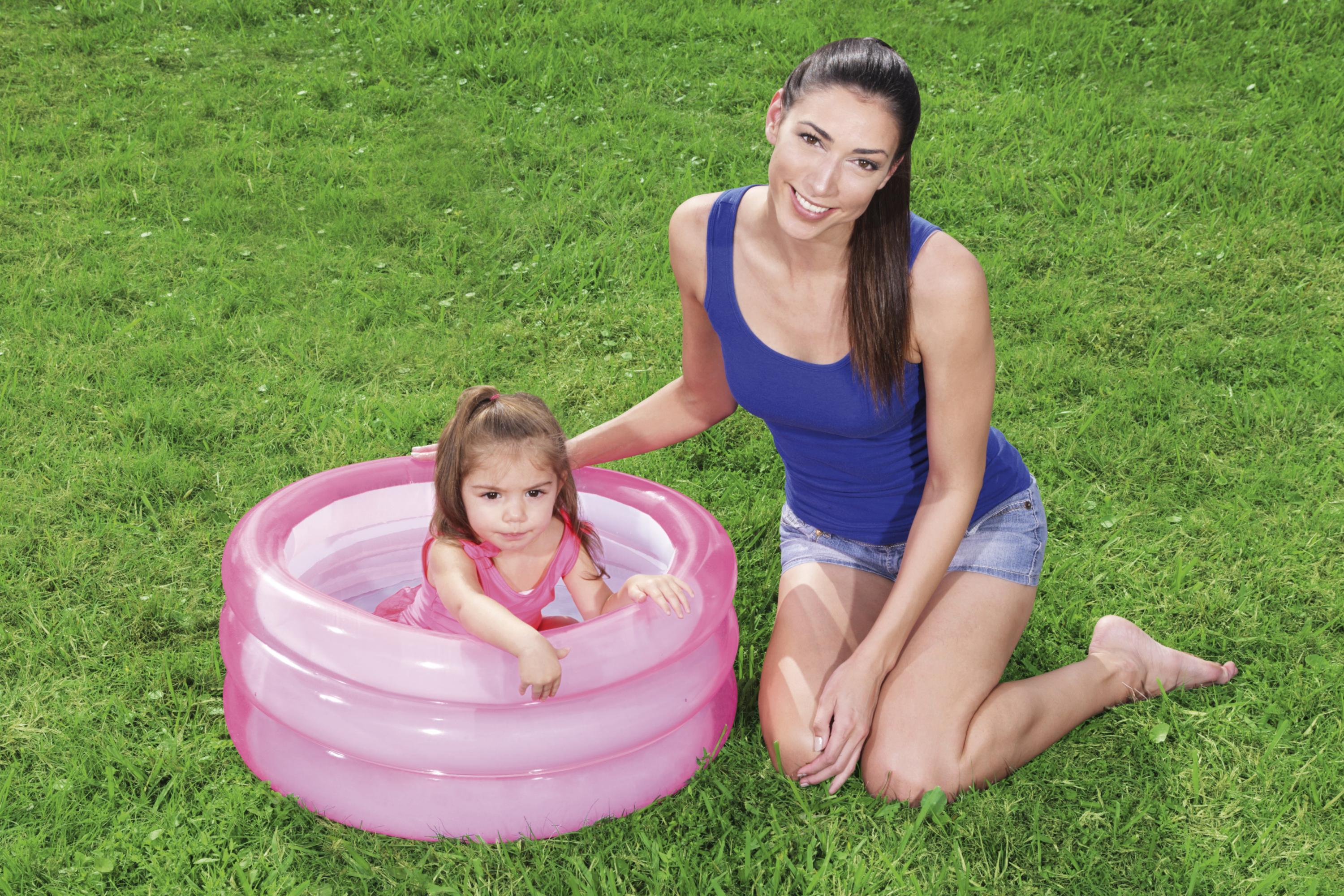 Pripučiamas baseinas Bestway 51033 rožinis
