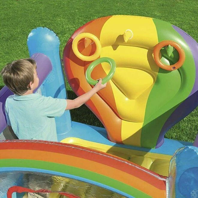 BESTWAY pripučiamas batutas Hot Air Balloon Bouncer 1.75m x 1.73m x 1.37m, 52269
