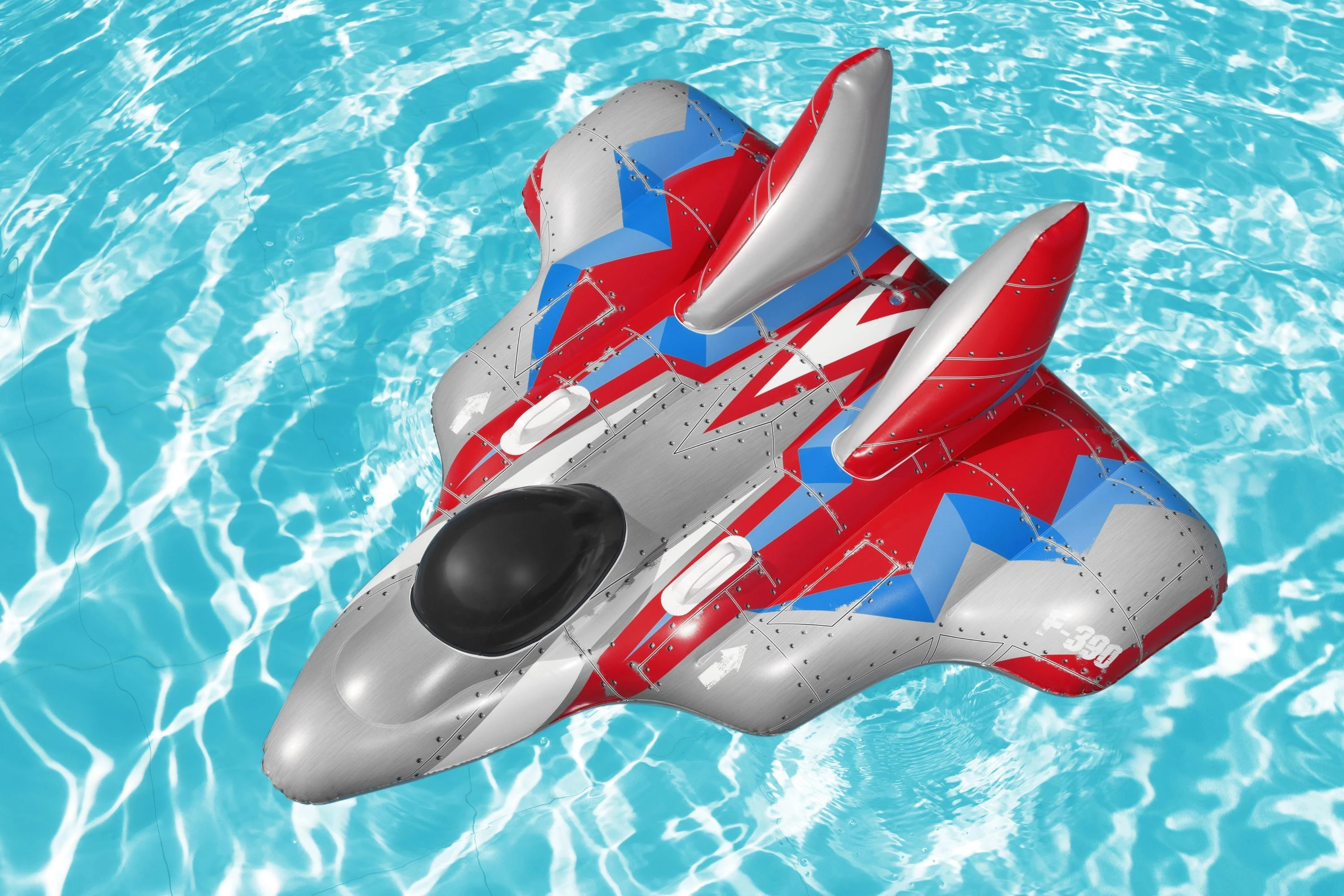 BESTWAY pripučiamas čiužinys Galaxy Glider, 1.36m x 1.35m, 41443
