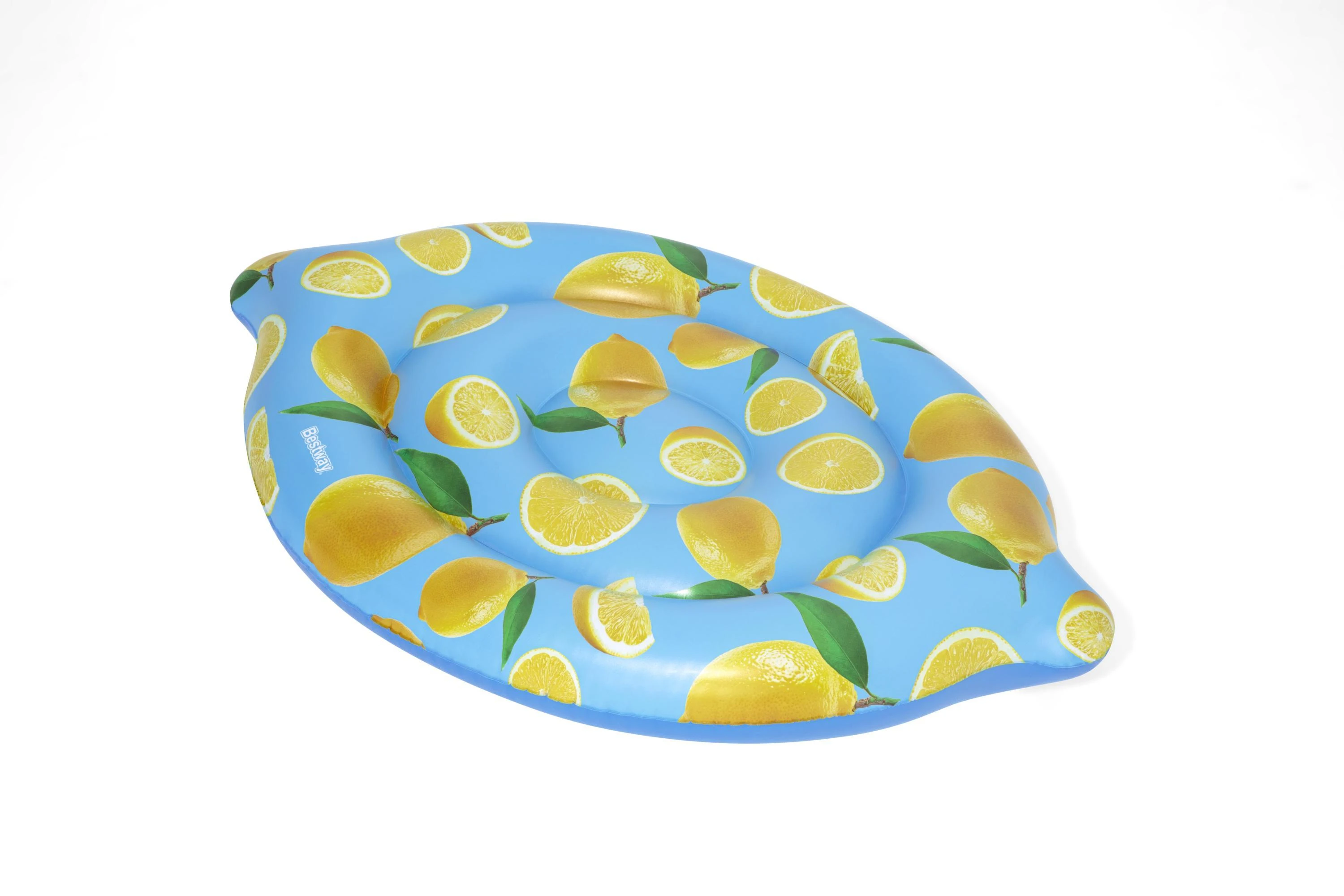 BESTWAY pripučiamas čiužinys Scentsational Lemon, 1.76mx 1.22m, 43392