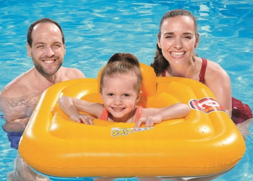BESTWAY pripučiamas plaukimo ratas - sėdynė kūdikiui Swim Safe A 76cm, 32050