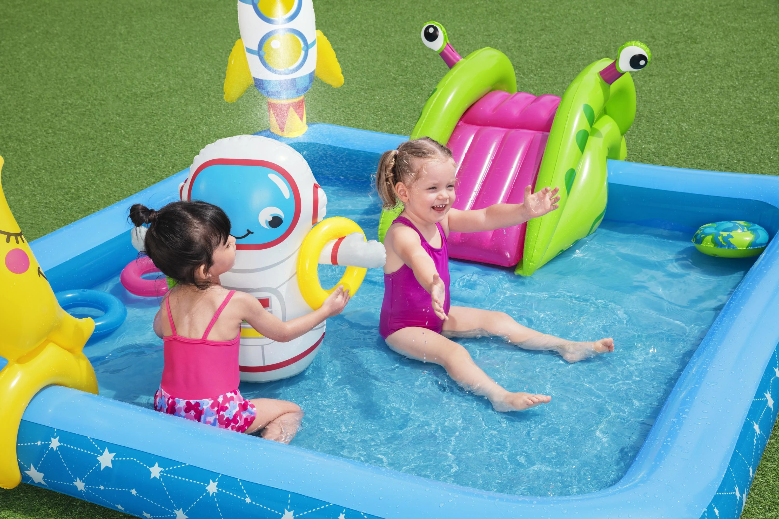 BESTWAY pripučiamas žaidimų centras Little Astronaut, 2.28m x 2.06m x 0.84m, 53126