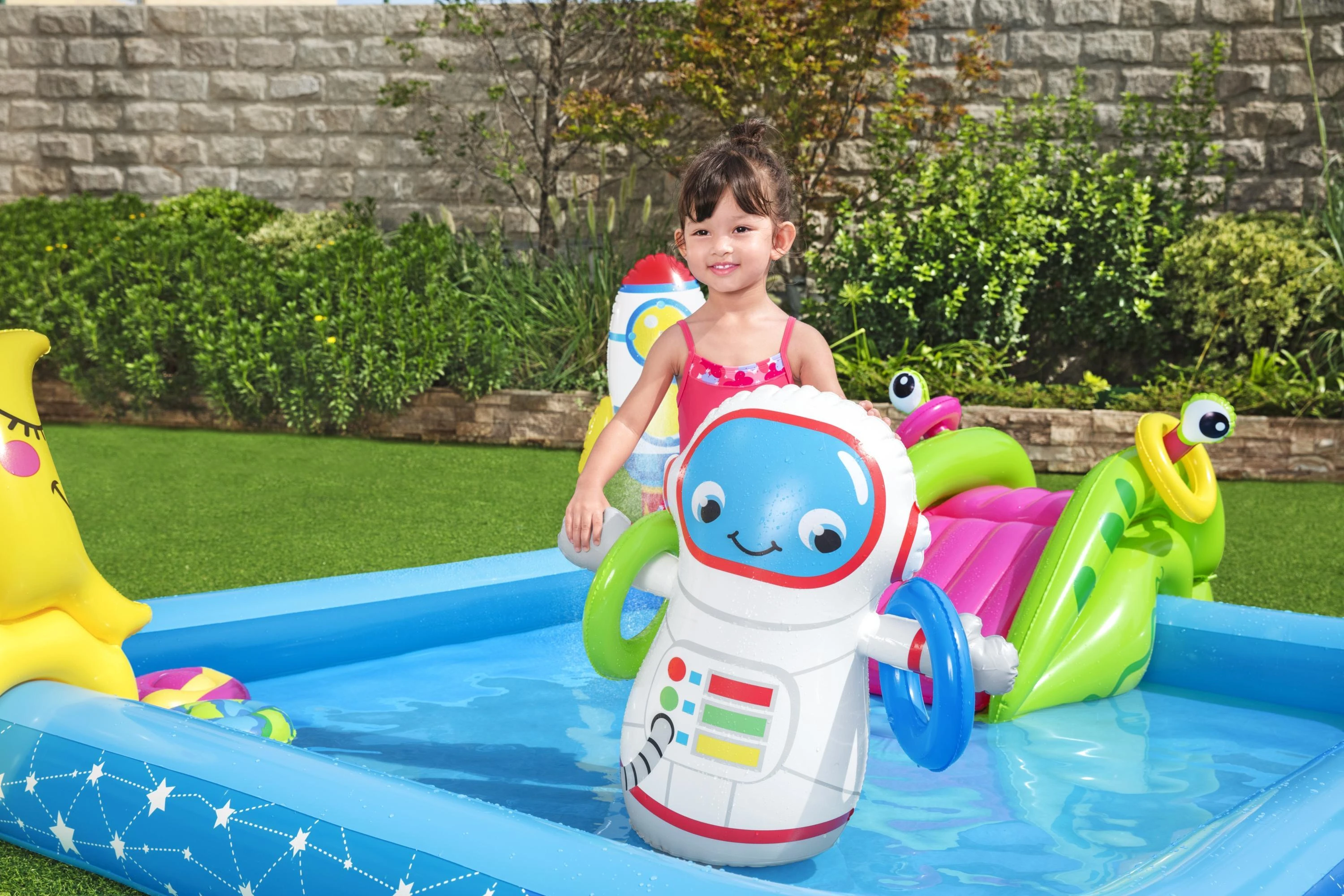 BESTWAY pripučiamas žaidimų centras Little Astronaut, 2.28m x 2.06m x 0.84m, 53126