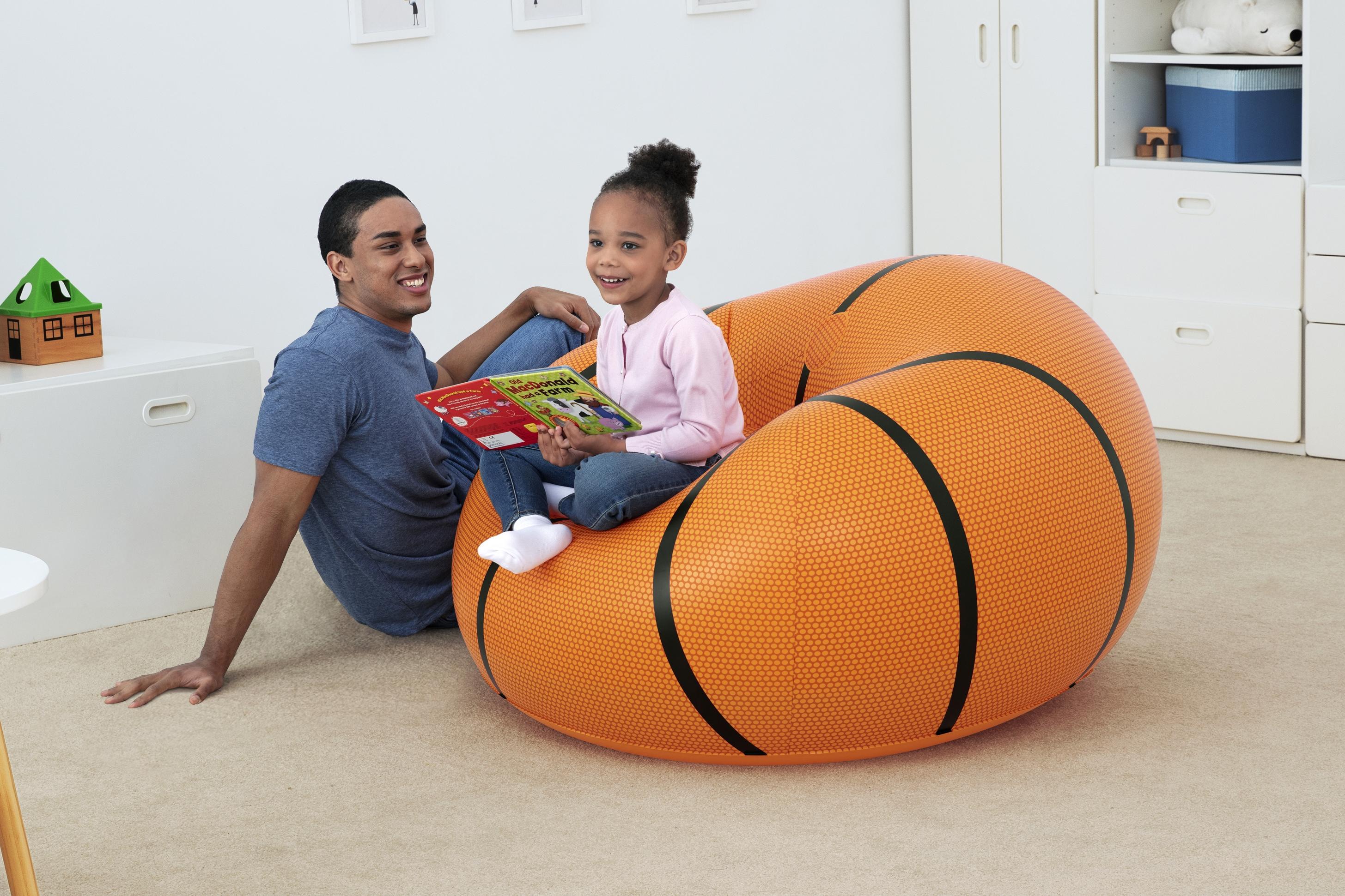 BESTWAY sėdmaišis Basketball, 1.14m x 1.12m x 0.66m, 75103