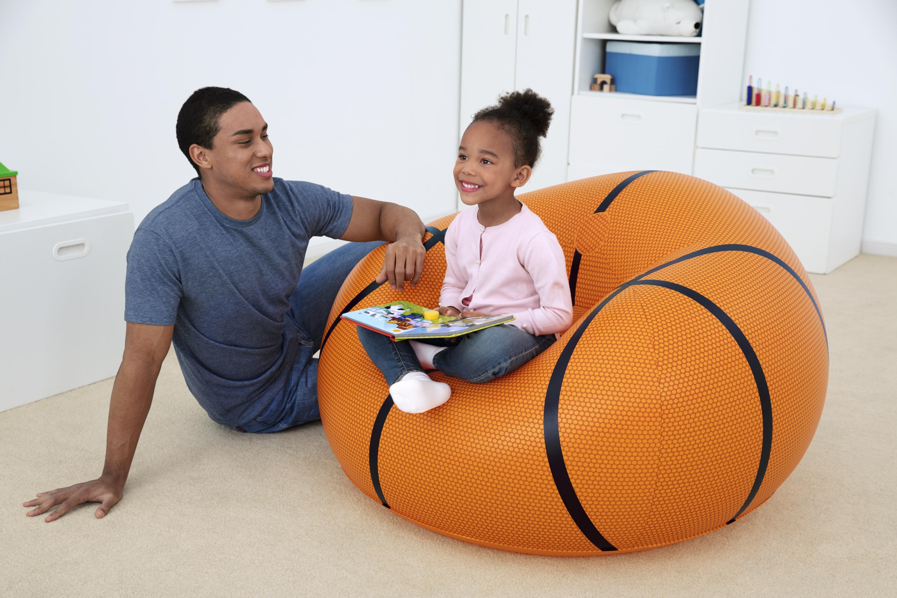 BESTWAY sėdmaišis Basketball, 1.14m x 1.12m x 0.66m, 75103