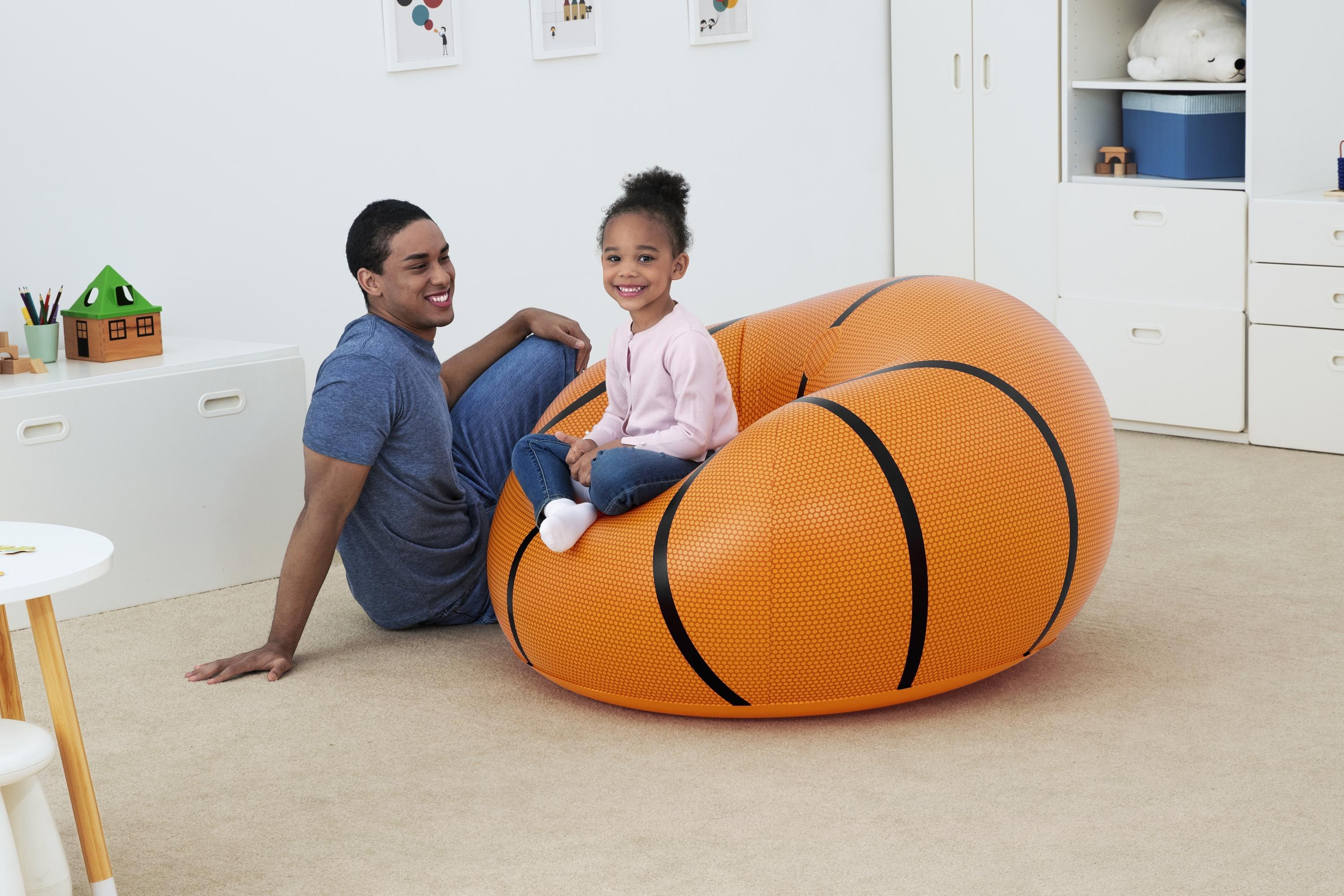 BESTWAY sėdmaišis Basketball, 1.14m x 1.12m x 0.66m, 75103