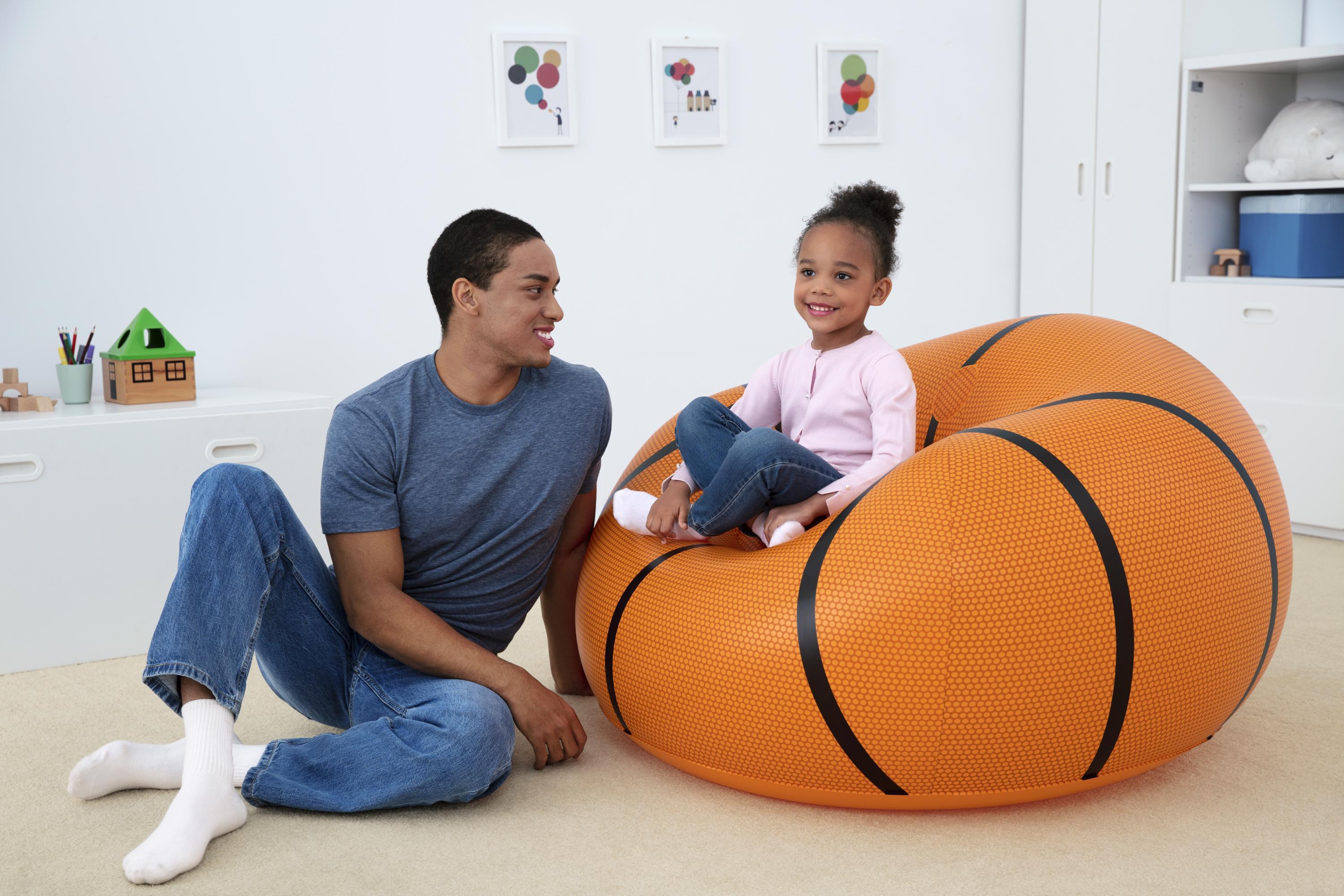 BESTWAY sėdmaišis Basketball, 1.14m x 1.12m x 0.66m, 75103