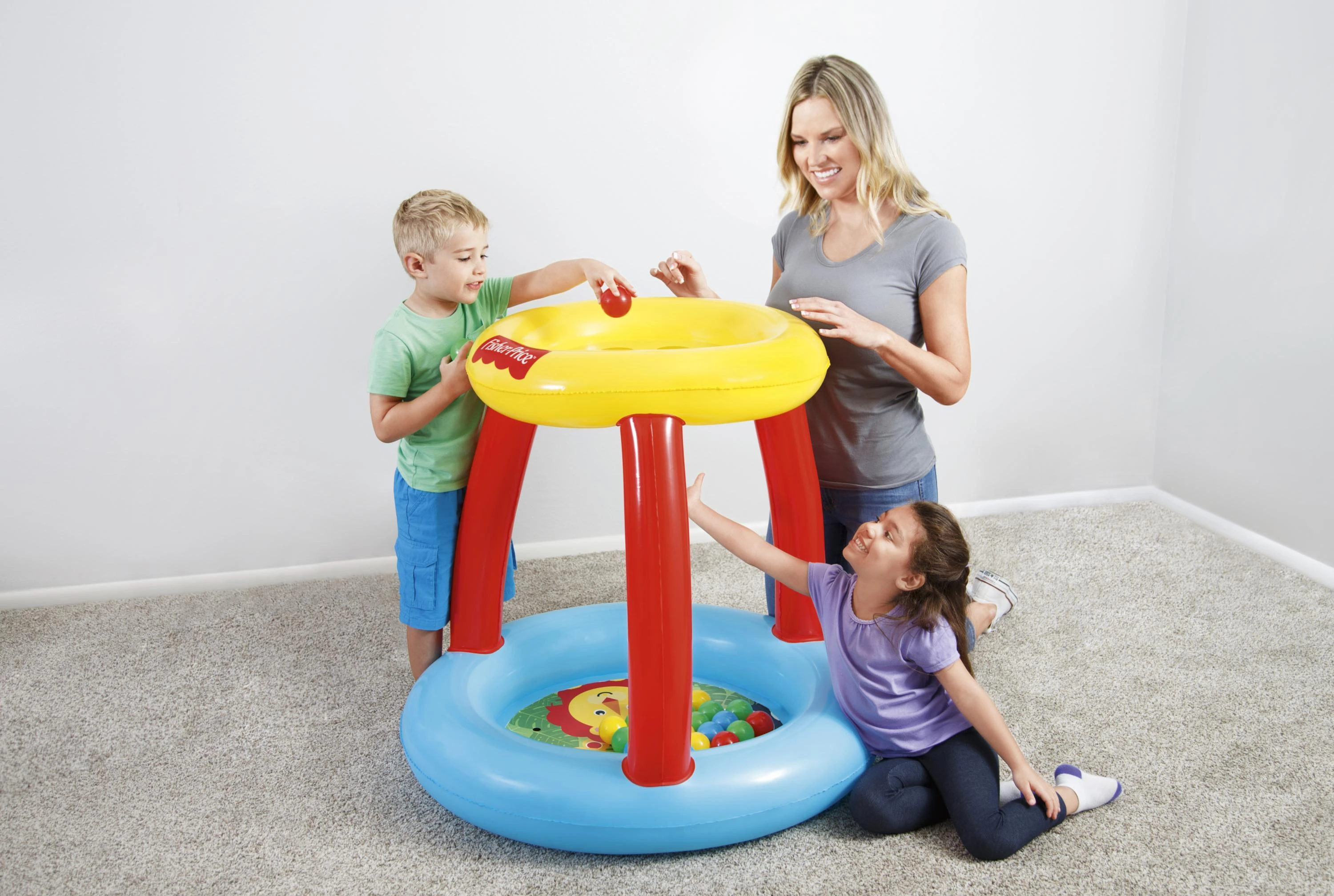 BESTWAY žaidimų baseinas Animal Friends, 89cm x 89cm x 84cm, 93541