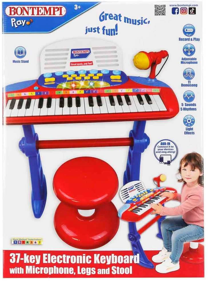 BONTEMPI elektrinis pianinas su mikrofonu, 13 3740