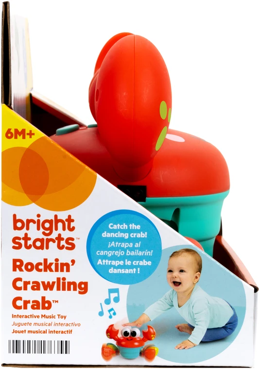 Bright_Start INTERAKTYVUS ROPLINIS KRABAS ŽAISLAS