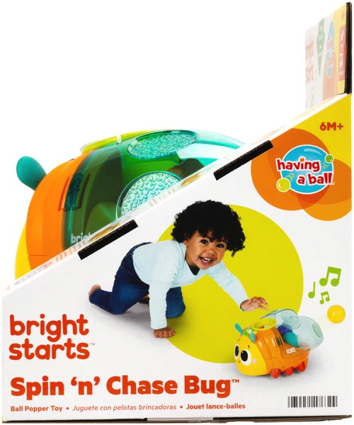 Bkids Bright_Start INTERAKTYVUS BESIUKANTIS VAIDANTIS VABALŲ RUTULIŲ ŽAISLAS
