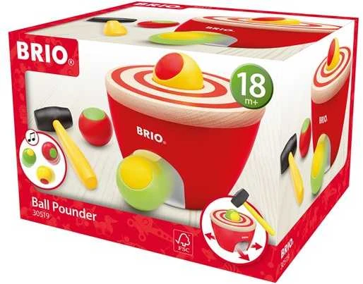 Brio Infant BRIO medinis žaislas Ball Pounder, 30519