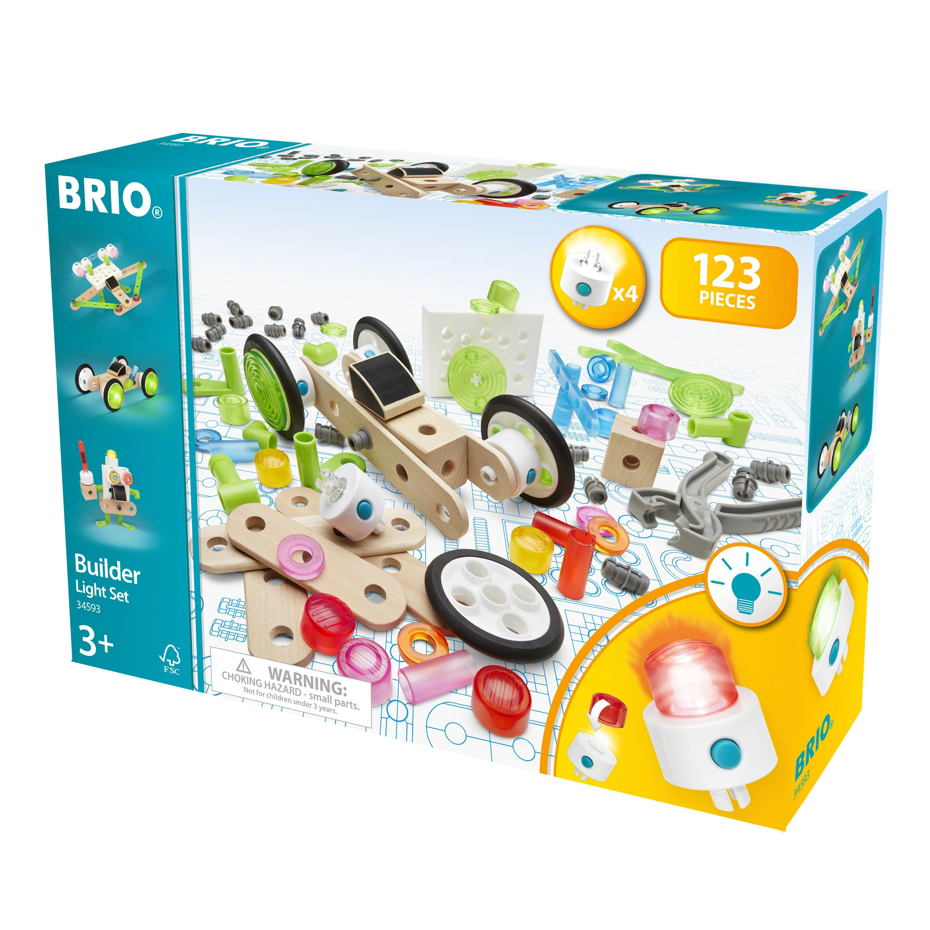 BRIO konstruktorius Builder Light, 34593