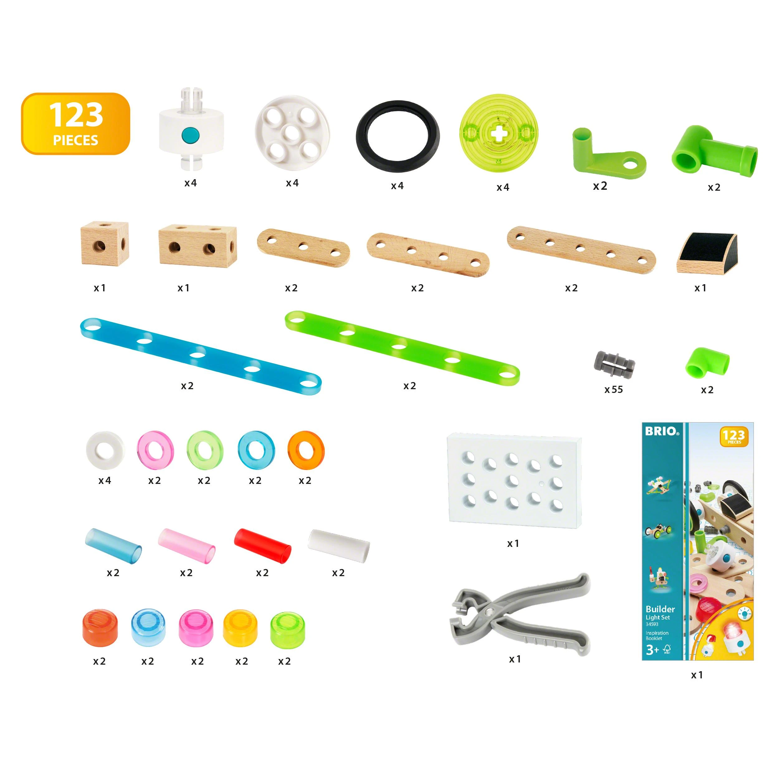 BRIO konstruktorius Builder Light, 34593