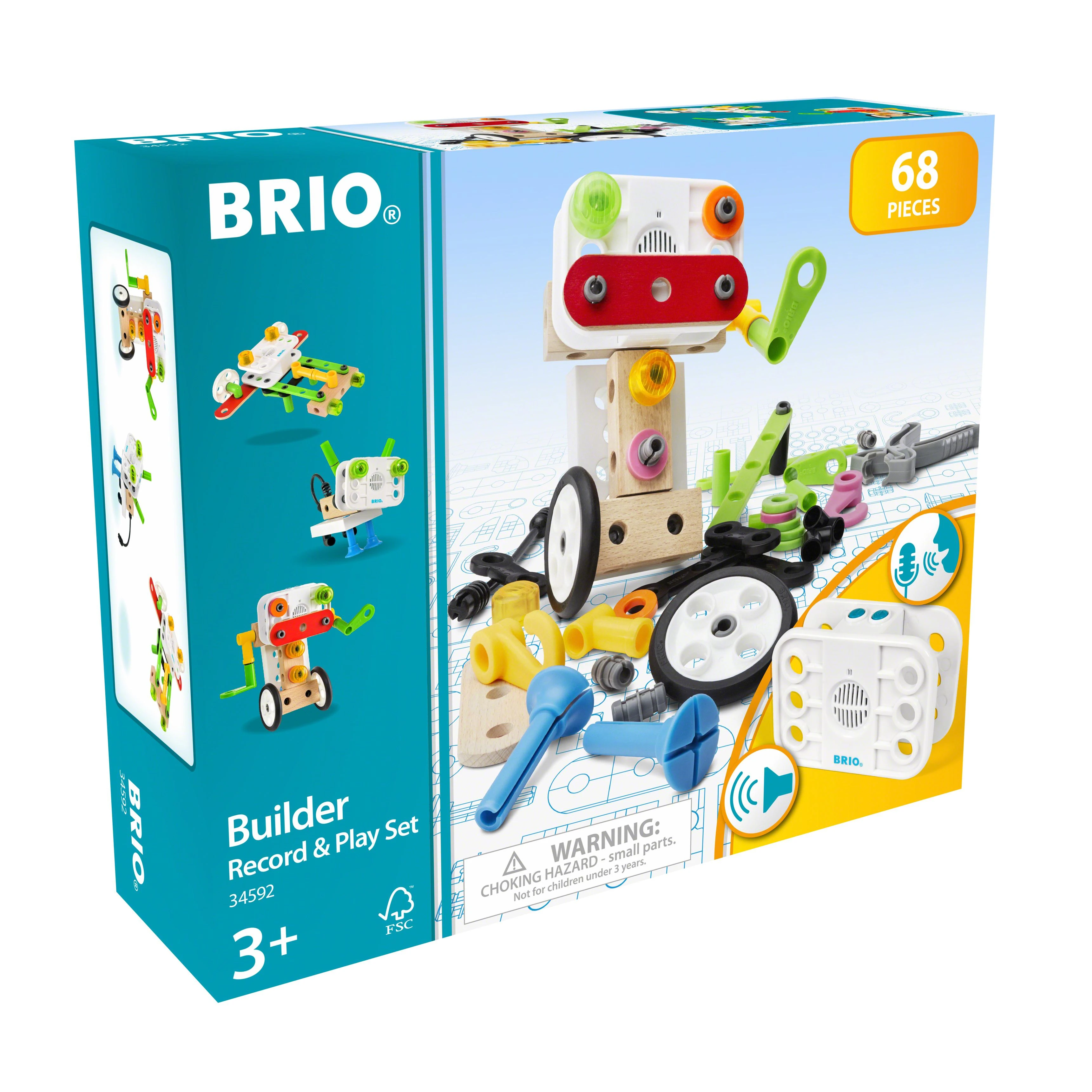 BRIO konstruktorius Builder Record Play, 34592