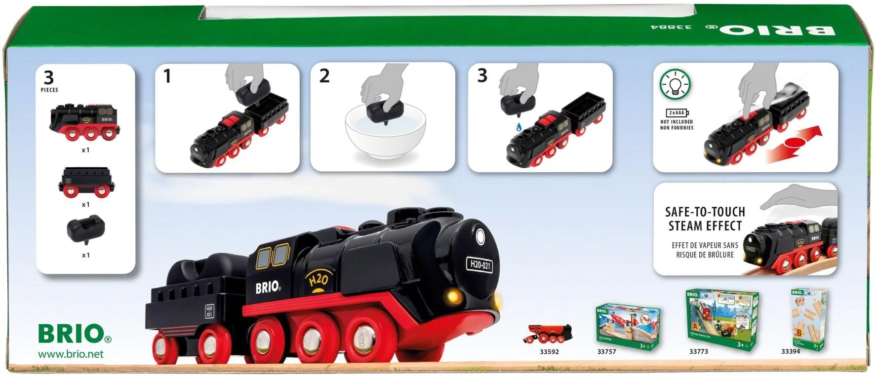 Brio Railway BRIO baterijomis valdomas garvežys, 33884