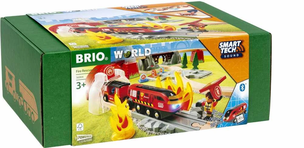 Brio Railway BRIO traukinio bėgių rinkinys Fire Rescue, 636004
