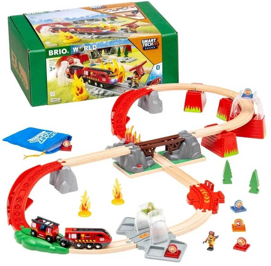 Brio Railway BRIO traukinio bėgių rinkinys Fire Rescue, 636004