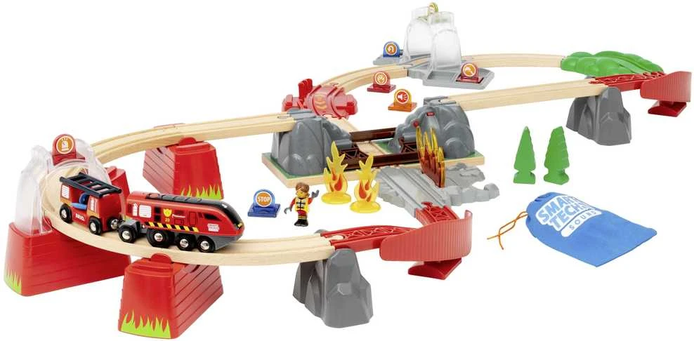 Brio Railway BRIO traukinio bėgių rinkinys Fire Rescue, 636004
