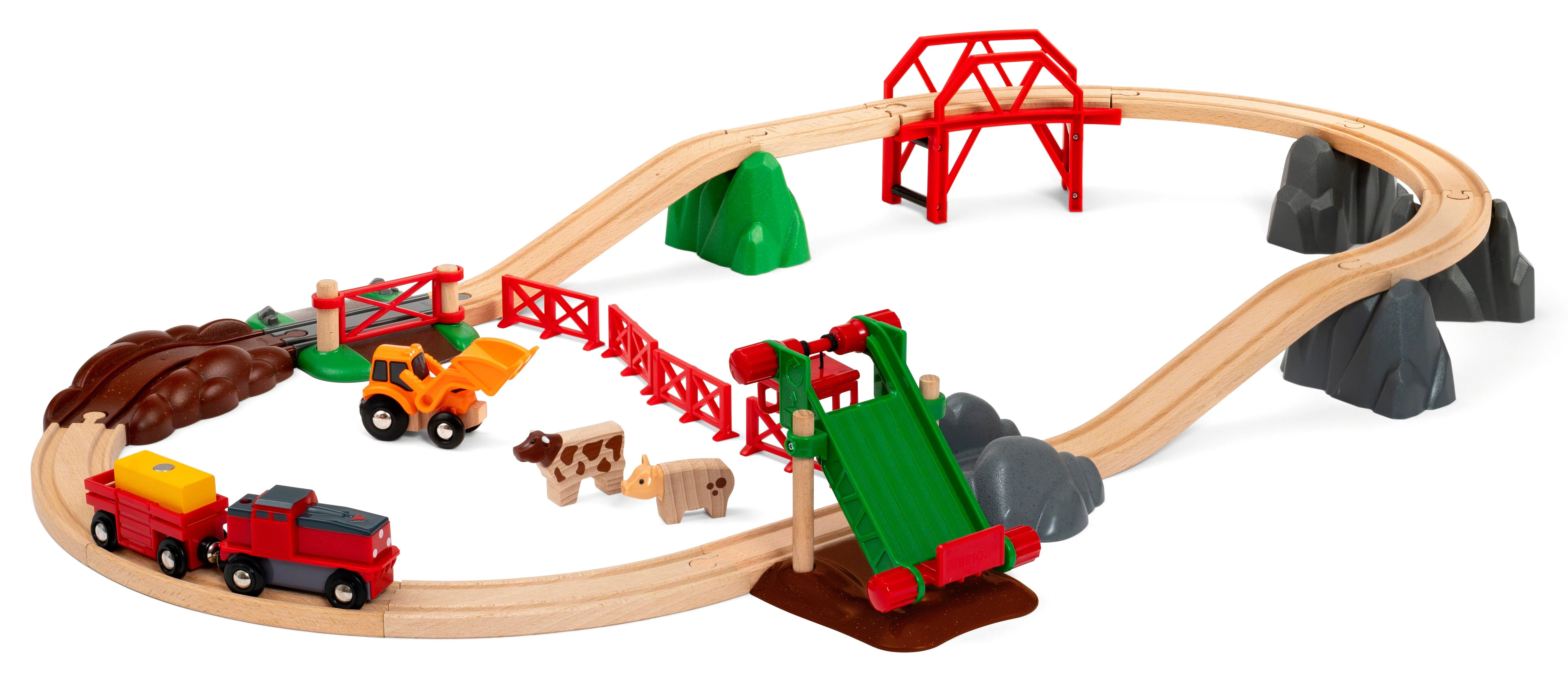 Brio Railway BRIO traukinio bėgių rinkinys Animal Farm, 33984