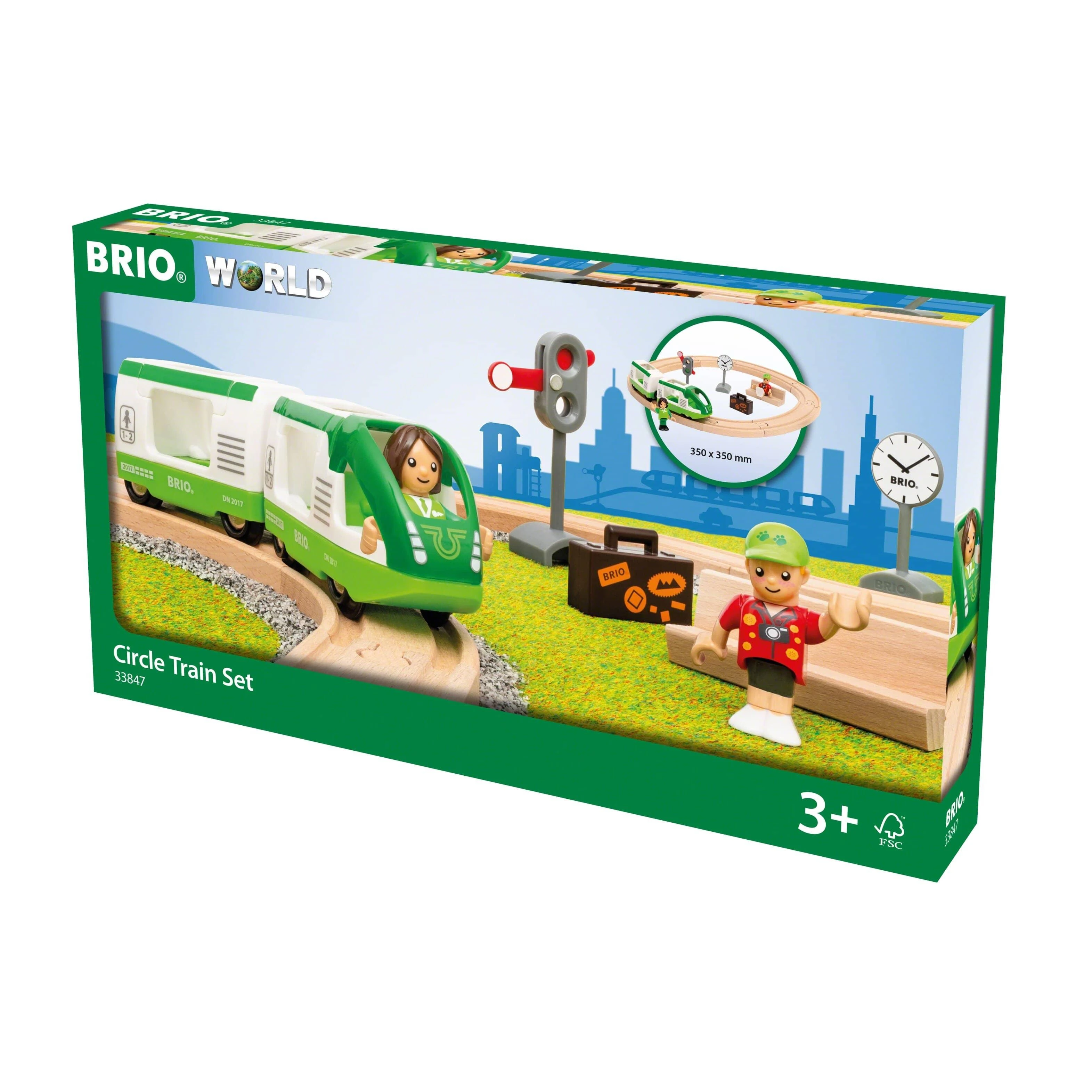 Brio Railway BRIO traukinio rinkinys su bėgiais, 33847