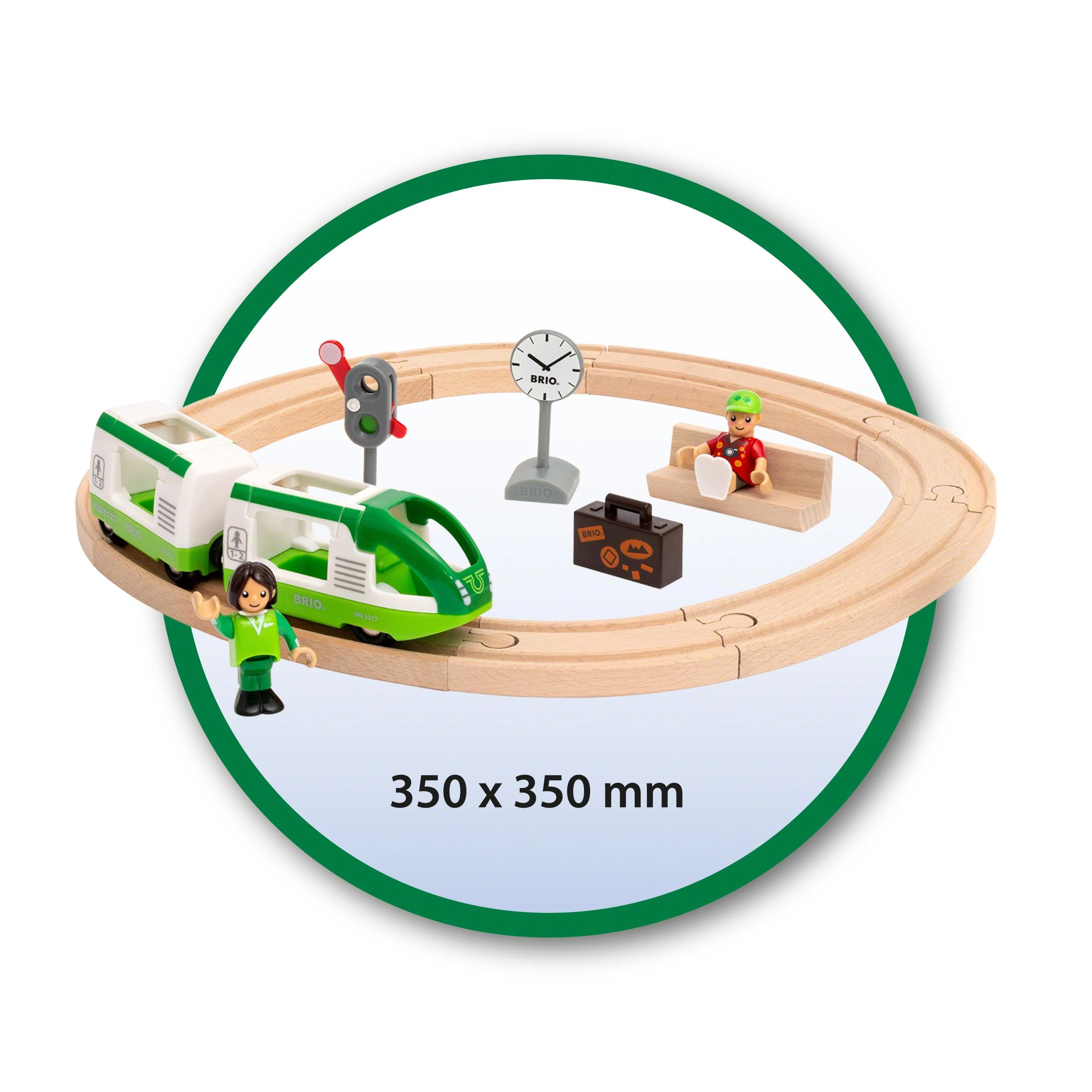 Brio Railway BRIO traukinio rinkinys su bėgiais, 33847
