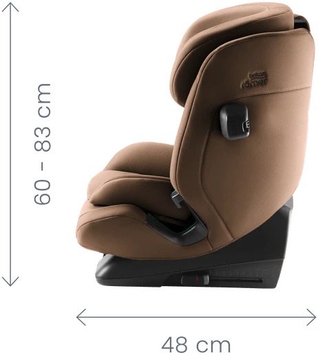 Britax Römer automobilinė kėdutė 76-150 cm, ADVANSAFIX PRO, LUX, spalva: šviesiai pilka
