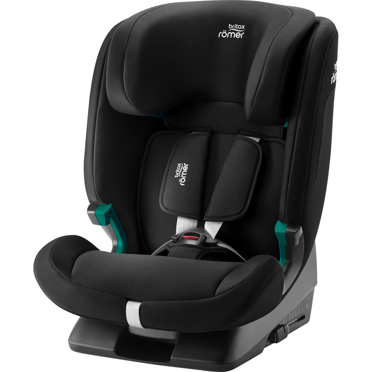 Britax Romer Evolvafix juoda kėdutė su diržų sistema