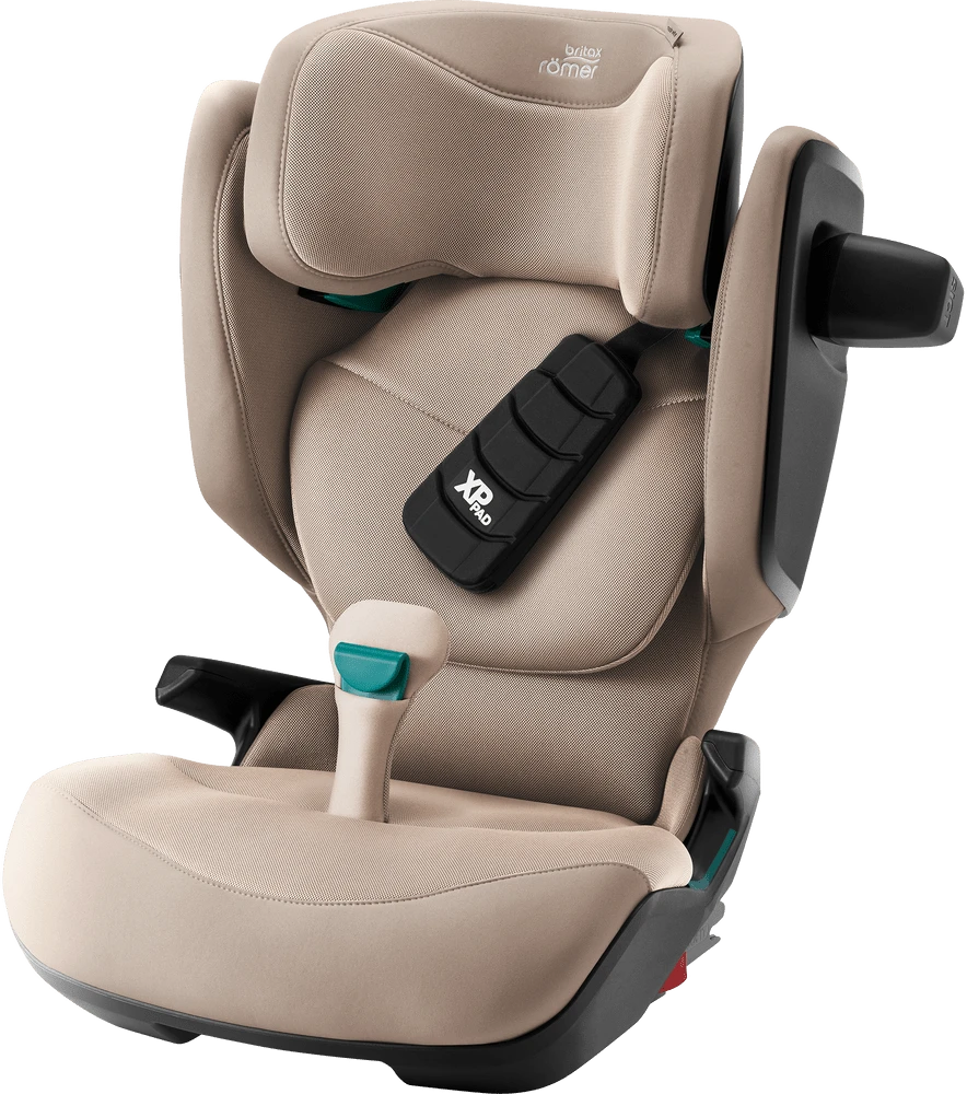 Britax Römer KIDFIX PRO smėlio spalvos kėdutė su XP-PAD