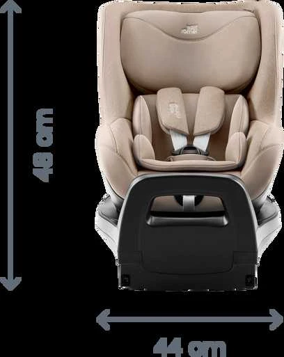 Britax Römer BRITAX automobilinė kėdutė 61-105 cm, DUALFIX PRO M, Style, Mineral Pilkas, 2000040891