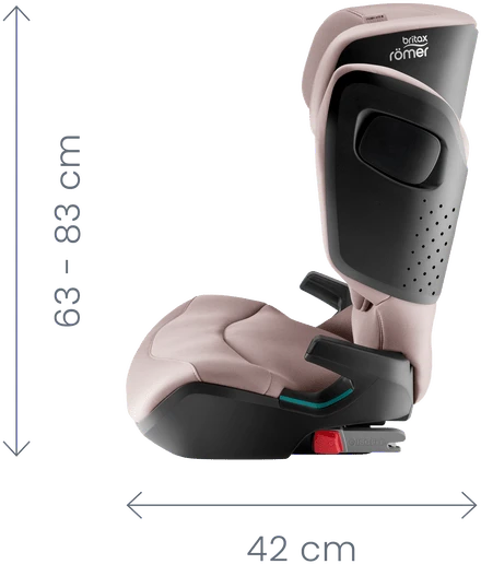 Britax Römer automobilinė kėdutė KIDFIX PRO M, Select, 100-150cm, spalva: juoda