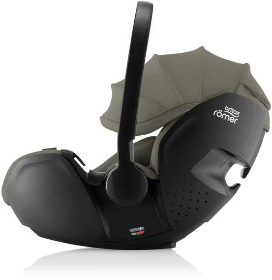 Britax Römer BABY-SAFE PRO alyvuogių spalvos kėdutė profiliu