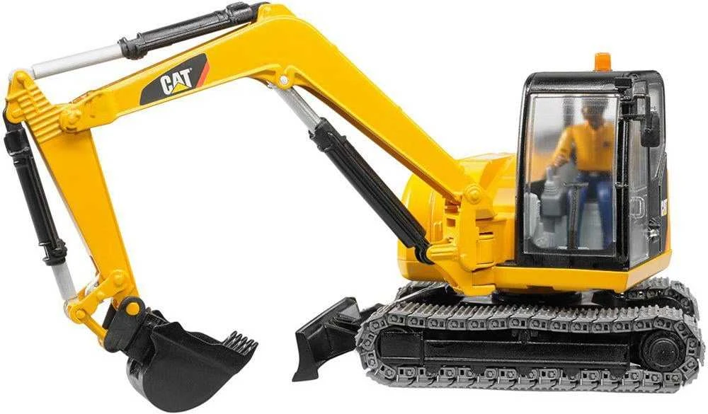 Bruder Minikoparka CAT BR-02466 geltona