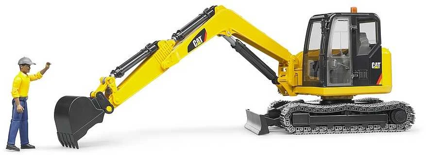 Bruder Minikoparka CAT BR-02466 geltona