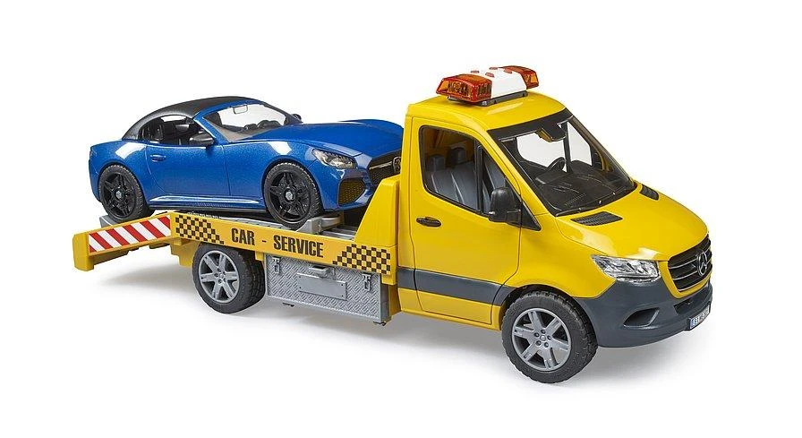 BRUDER MB Sprinter autovežis su rodsteriu, 02675