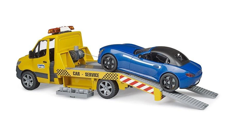 BRUDER MB Sprinter autovežis su rodsteriu, 02675