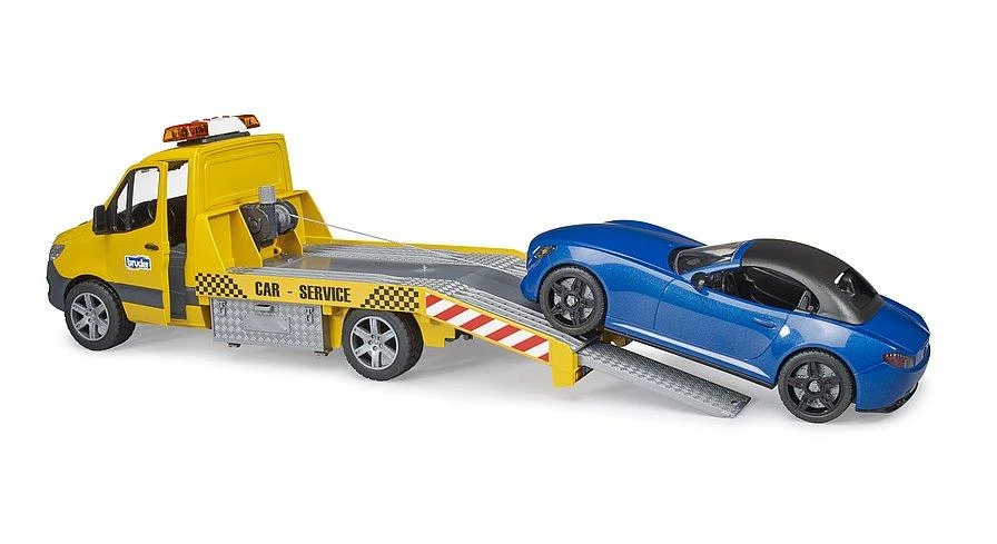 BRUDER MB Sprinter autovežis su rodsteriu, 02675