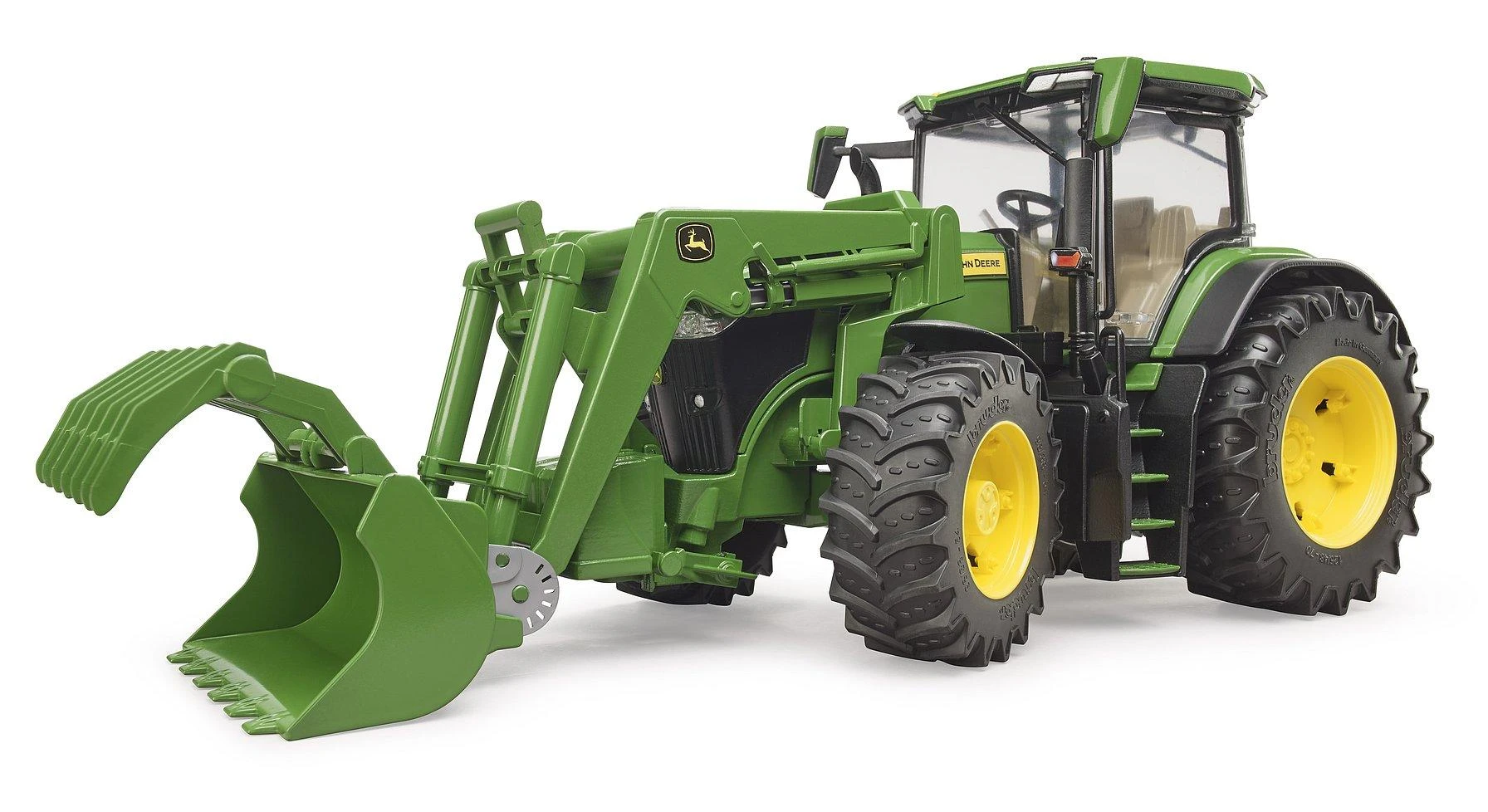 BRUDER traktorius John Deere 7R 350 su priekiniu krautuvu, 03151