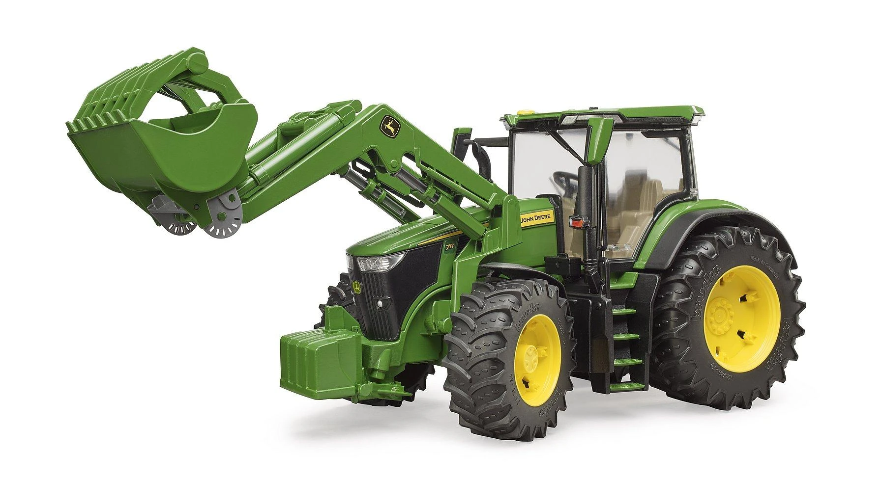 BRUDER traktorius John Deere 7R 350 su priekiniu krautuvu, 03151