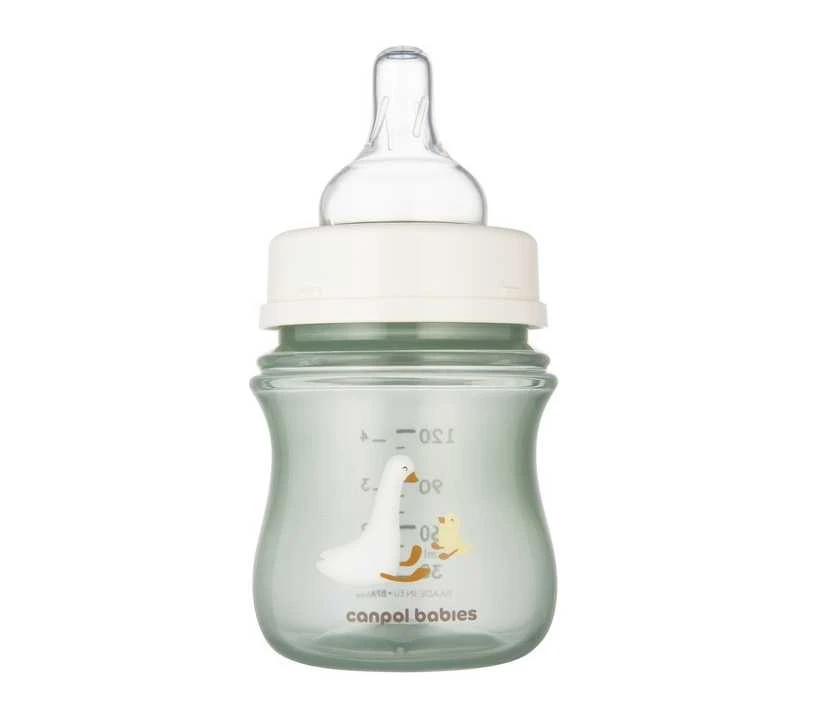 Canpol Babies buteliukas 120ml su žąsies piešiniu