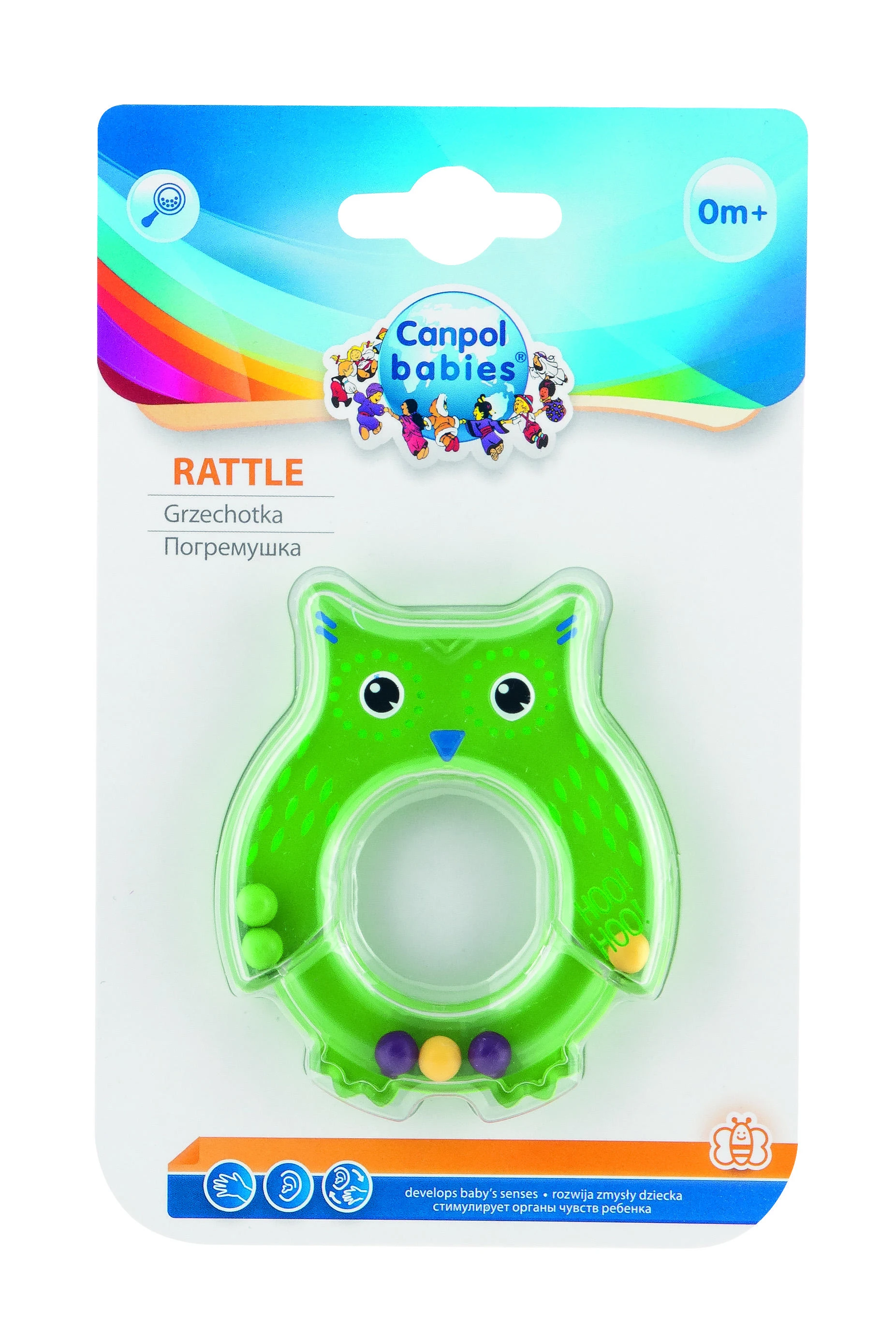 CANPOL BABIES barškutis Pelėda 2/187 žalias