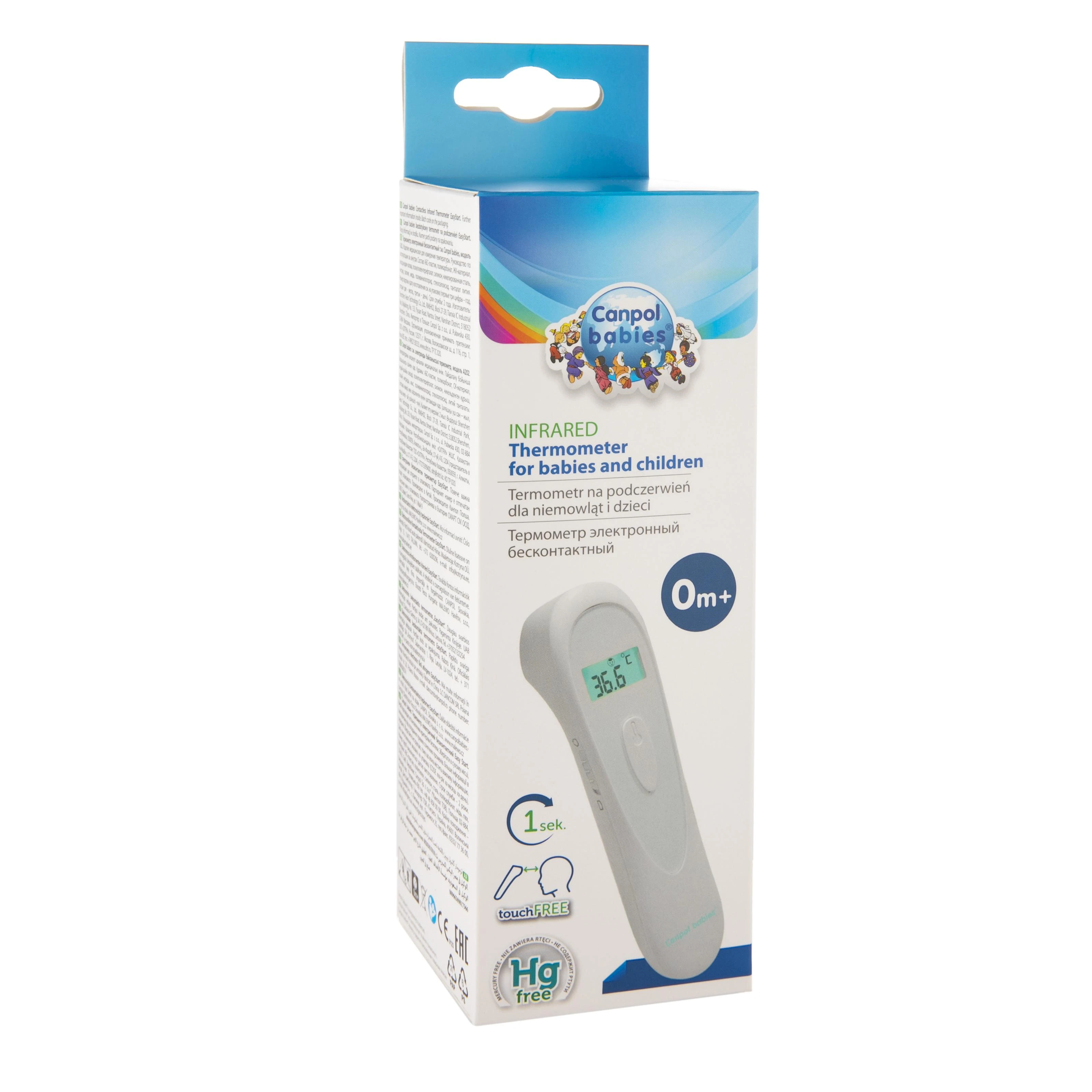 CANPOL BABIES bekontaktis infraraudonųjų spindulių termometras EasyStart, 5/300