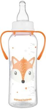 Buteliukas su rankenomis Cute Animals oranžinis