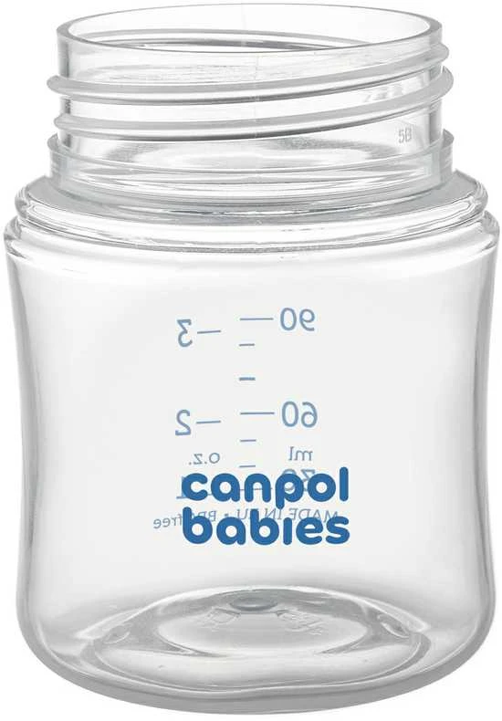 Canpolbabies CANPOL BABIES buteliukų rinkinys pieno laikymui, 3x120ml, 0M+, 35/235